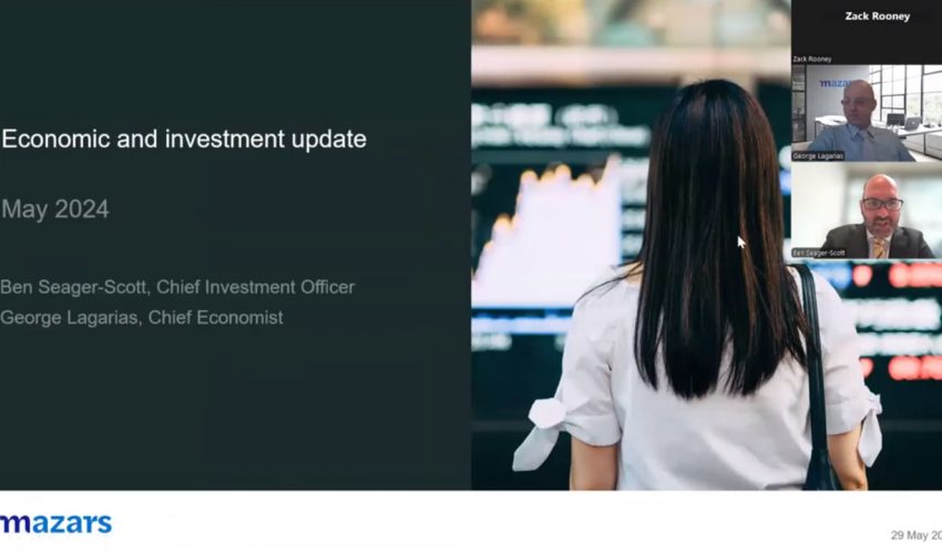 Economy and Investment update: May 2024