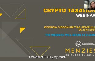 Crypto Taxation Webinar