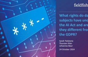 What rights do data subjects have under the AI Act and are they different from the GDPR?