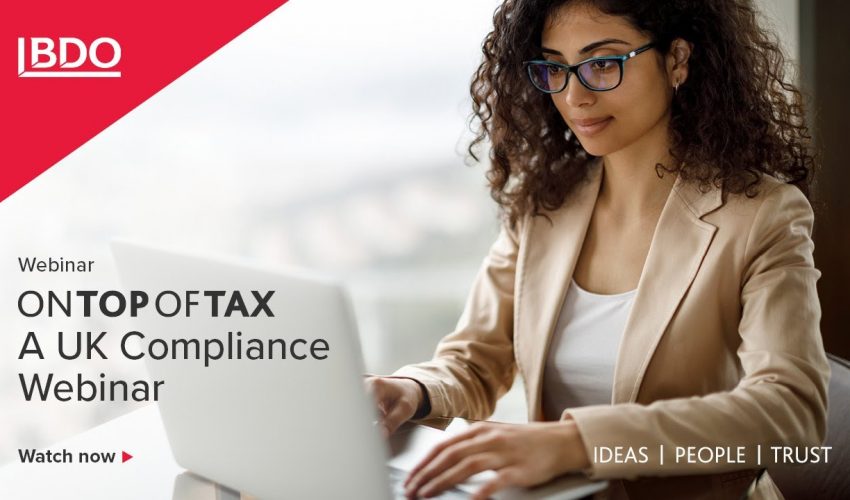 On Top of Tax: A UK Compliance Webinar – January 2025